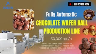 Famous Fully Automatic Chocolate Wafer Ball Production Line | High-Efficiency Snack Processing Equipment Net Worth