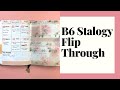 B6 Stalogy Flip Through - How my setup has changed - bullet journal flip through