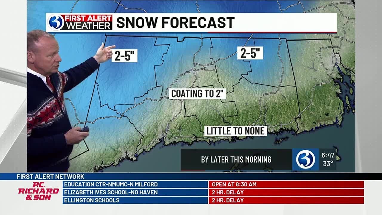 FORECAST: First Alert Weather Day continues for morning snow, afternoon ...
