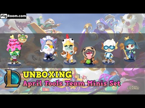 Mở hộp mô hình Team mini April Fools - Mô hình Liên Minh Huyền Thoại chính hãng Riot Games | Cách chơi game Liên Minh Huyền Thoại 1 hqdefault