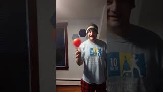 59 second tutorial on how to learn the "Butterfly" contact juggling movement