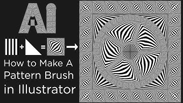 How to Make A New Pattern Brush in Illustrator - Illustrator Tutorial