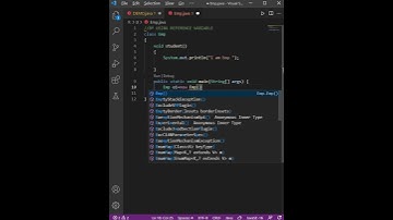 Create object by reference variable