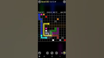 How To Solve Flow Free Bridges 12x12 Mania Pack Level 85 Board Walk Through Solution Walkthrough