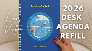 Unboxing New Louis Vuitton 2026 Desk Agenda Refill | DAISYENROUTE 