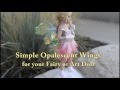 How to Make Opalescent Fairy Wings - MakingFairies.com - SculptUniversity.com