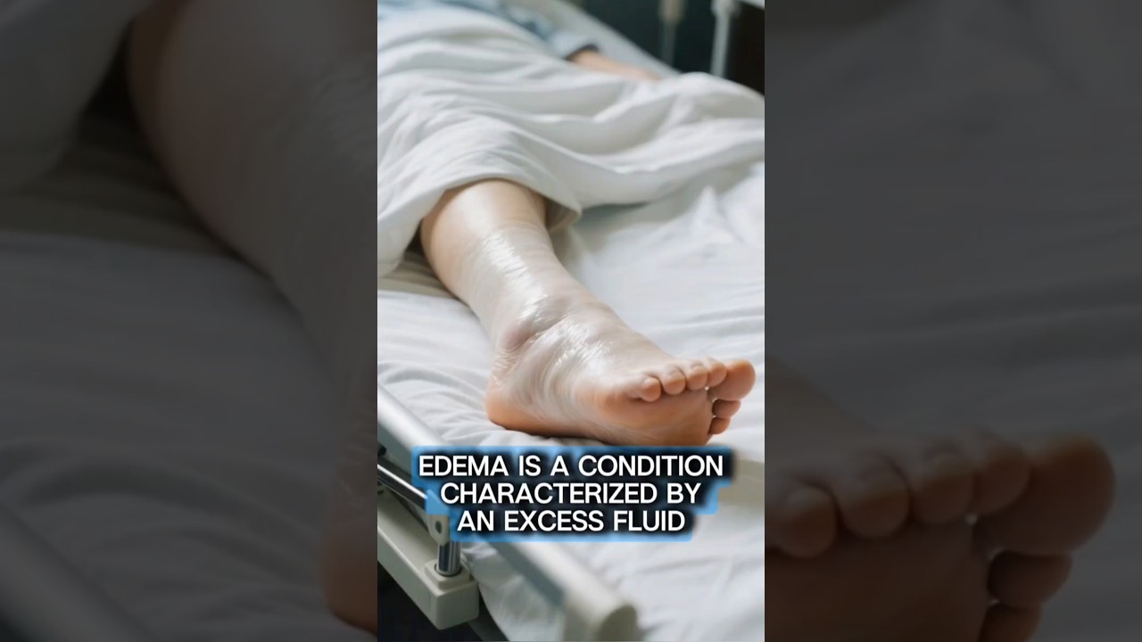 💧What Is Edema? The Hidden Sign Your Body’s Retaining Fluid!🦵 #health #edema #wellness #shorts