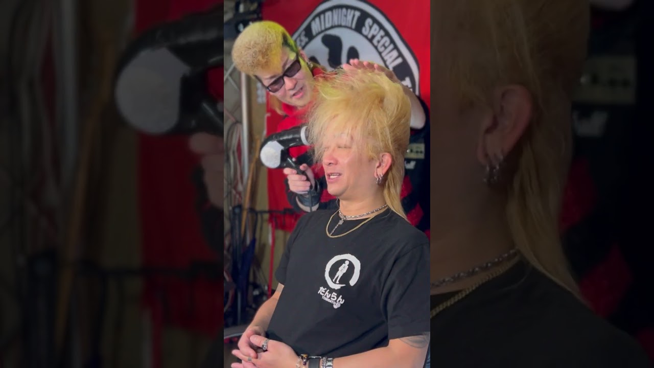 リーゼント】氣志團綾小路 翔さんへのリスペクトを込めてリーゼント