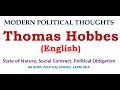 Political Philosophy of Hobbs: Social Contract and political Obligation