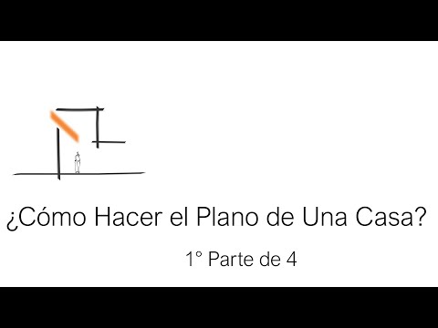 ✅ ¿Cómo hacer el Plano De Una Casa? Tutorial 1 de 4