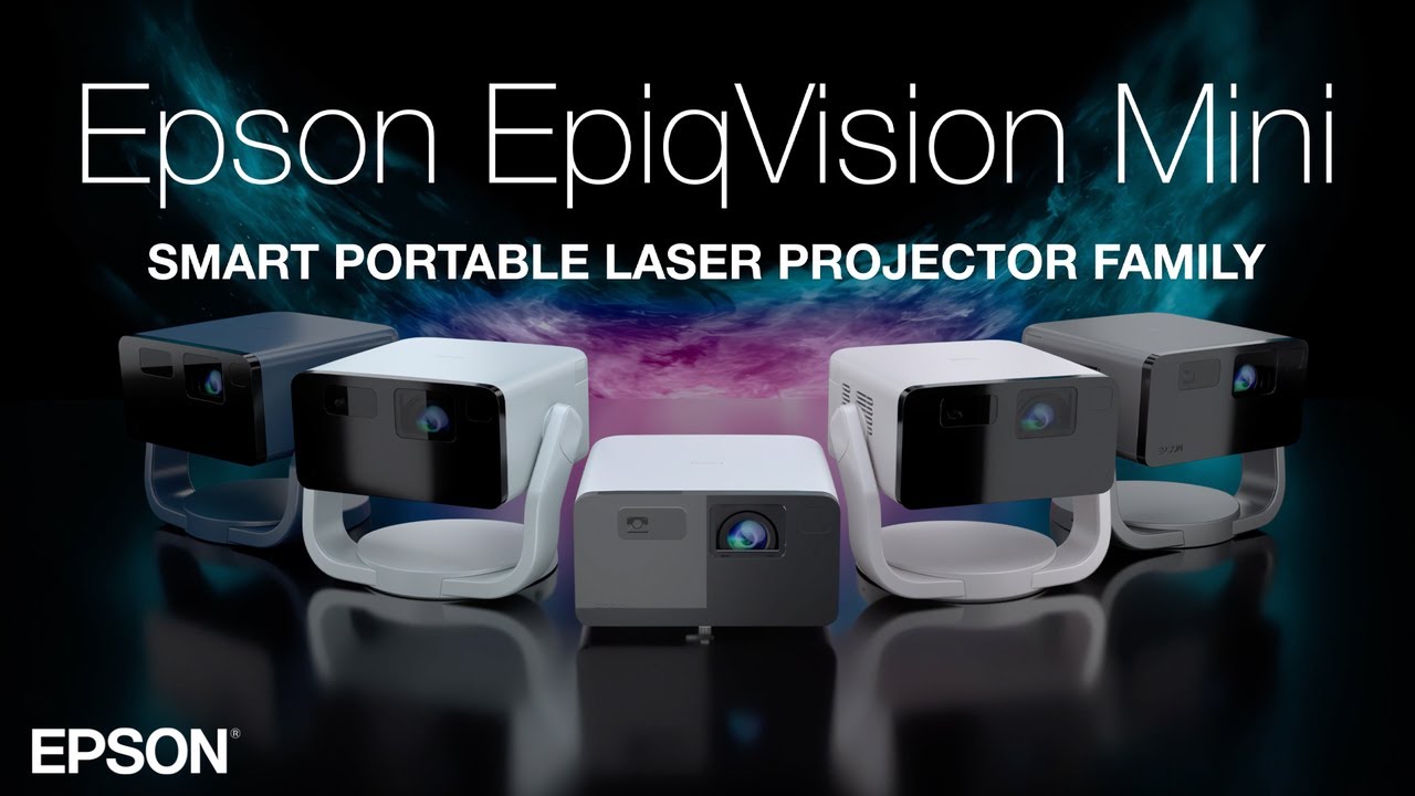 EPSON EF-21 ホワイト Epson EpiqVision Mini EF21 Portable Smart Laser Projector