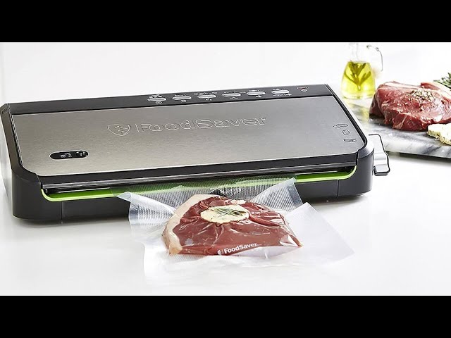 FoodSaver Macchina sottovuoto FFS005X con vano portaoggetti per rulli e  taglierine, funzione a impulsi per alimenti