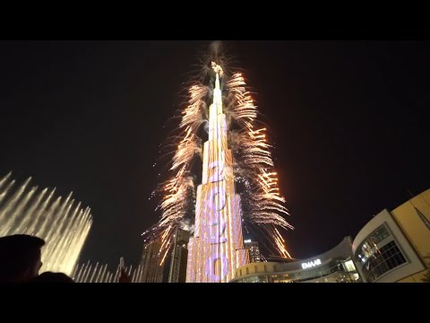 Дубай Новый Год 2020 Салют Бурдж Халифа | New year 2020 Dubai Burj Khalifa