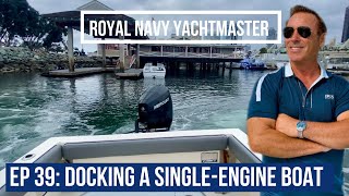 Docking a SINGLE Engine Boat, PRACTICE This Maneuver! by Royal Navy Yachtmaster 16,338 views 1 year ago 2 minutes, 5 seconds