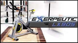 Exerpeutic LX905 Training Cycle with Computer and Heart Pulse Sensors