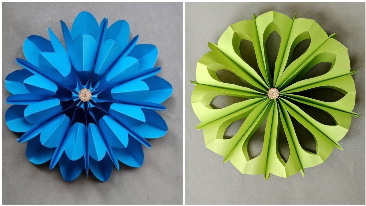 Diy paper snowflake with paper // Snowflake tutorials // Diy paper craft ideas 