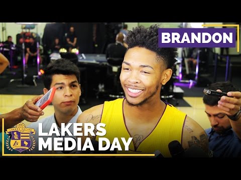 Lakers Media Day: Brandon Ingram & His Rookie Of The Year Goal