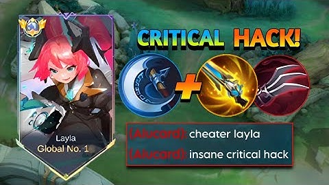 LAYLA NEW ABNORMAL BURST CRIT DAMAGE BUILD!🔥 (must try) LAYLA BEST 1 HIT BUILD 2025!!