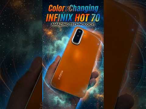 Infinix Hot 70 Color Changing Phone Is INSANE 🔥 #infinix #colorchanging