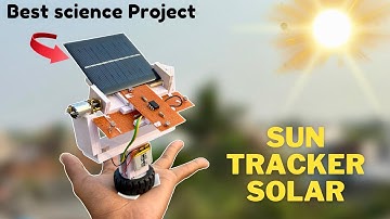 Sun Tracker Solar Panel - for 100% Energy | Dual Axis Without Arduino | Best science Project