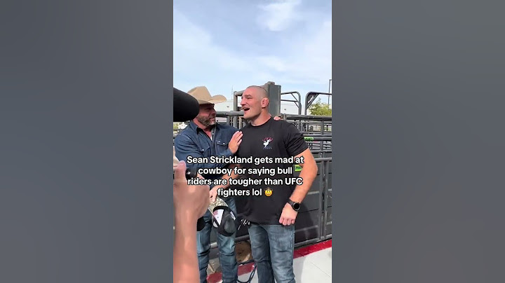 Sean Strickland confronts a cowboy LOL #ufc #shorts #seanstrickland