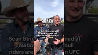 Sean Strickland confronts a cowboy LOL #ufc #shorts #seanstrickland