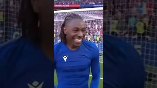 Hilarious Mateta and Eze moment after Fa cup final #football #final #facup #hilarious #funny #scream