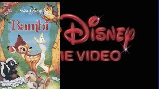 Opening & Closing to Bambi 1994 VHS (Australia)