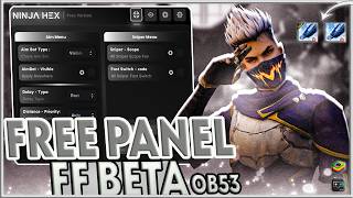 FREE PANEL FF BETA PC PANEL OB53 UPDATE💻 AIMBOT 🎯 | SPEED | SNIPER AIM | FLY | ANTIBAN✅| NINJA HEX