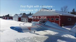 My first solo on skis on March 4, 2016