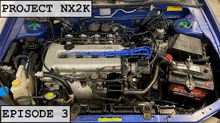 1993 Nissan Nx2000 - Episode 3 More Under The Hood Maintenance