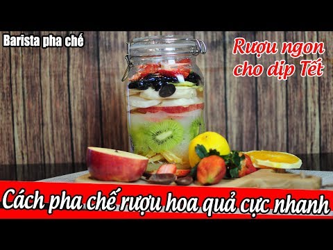 Video [BÀI 29: BARISTA SKILLS ]Cách pha chế rượu hoa quả cực... - youtube