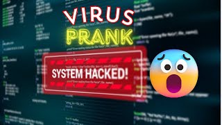 How to Create an Awesome (Harmless) Computer Virus Prank (Fake Virus) 😁😂😁 || JS Projects Day 4