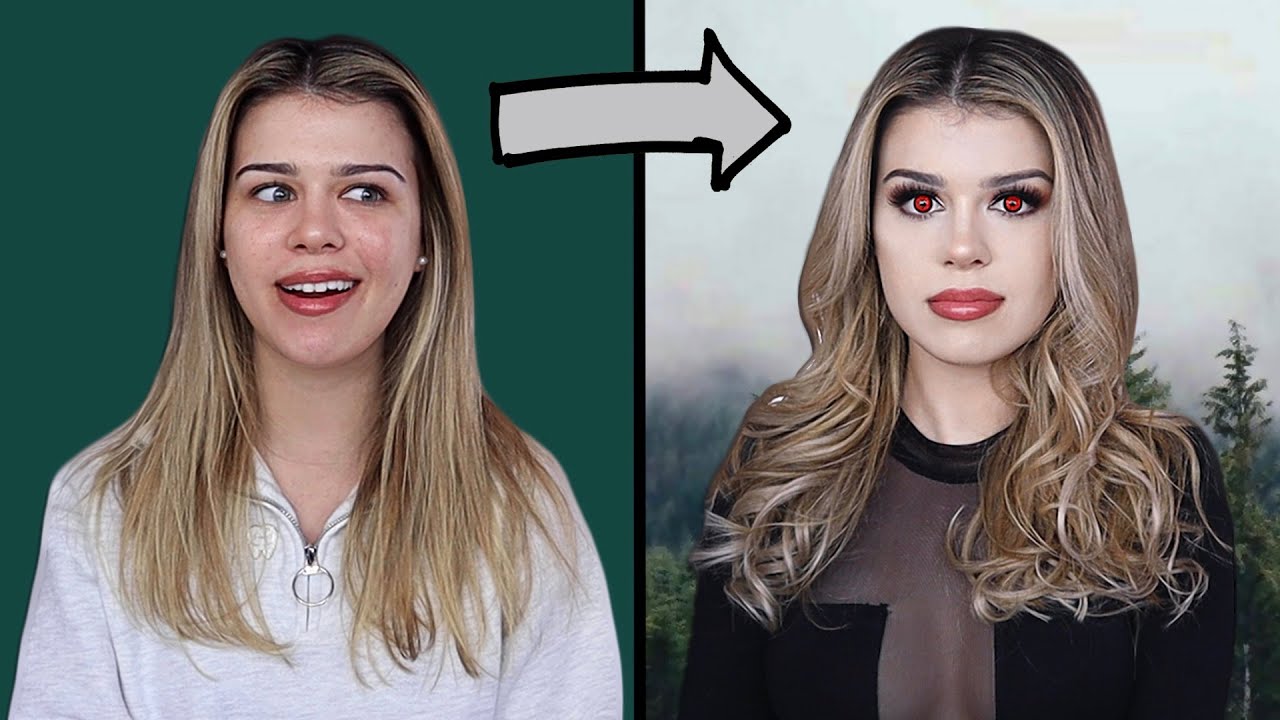 I gave myself a Twilight vampire makeover