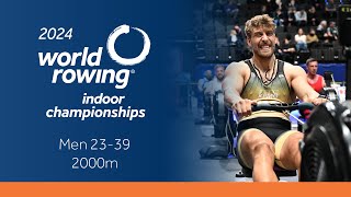 WORLD CHAMPION - 2024 World Rowing Indoor Championships - Men's 23-39 2000m