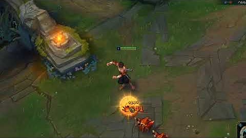 Lee Sin Crit Animation Slowmotion
