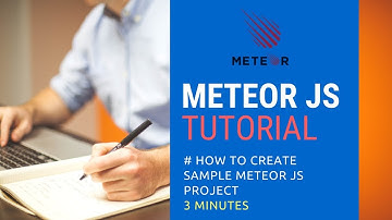 How to create sample meteor js project - tutorial #1