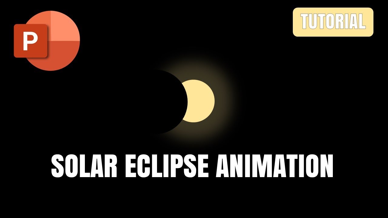 Solar eclipse animation in PowerPoint (Make Easily) - YouTube