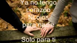 camila solo para ti letra