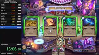 Hearthstone: Dalaran Heist Ch 1 Normal Speedrun in 20:39