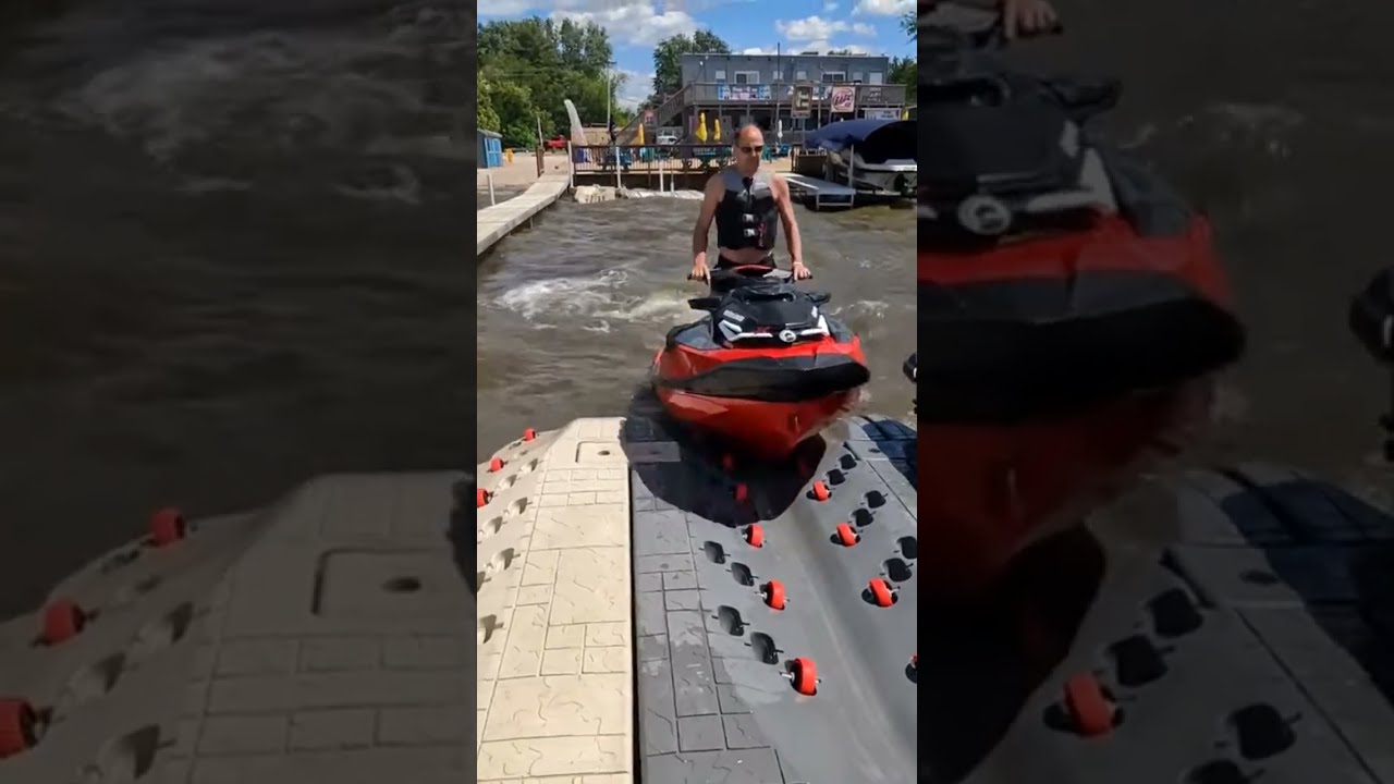 How To Park Your Jetski On A Floating PWC Dock Wavearmor Pwcchaingang Chainoflakes