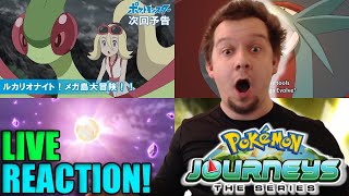 MEGA LUCARIO IS COMING TO US!! HUNT FOR LUCARIONITE! Pokémon Journeys Episode 84 LIVE Reaction!