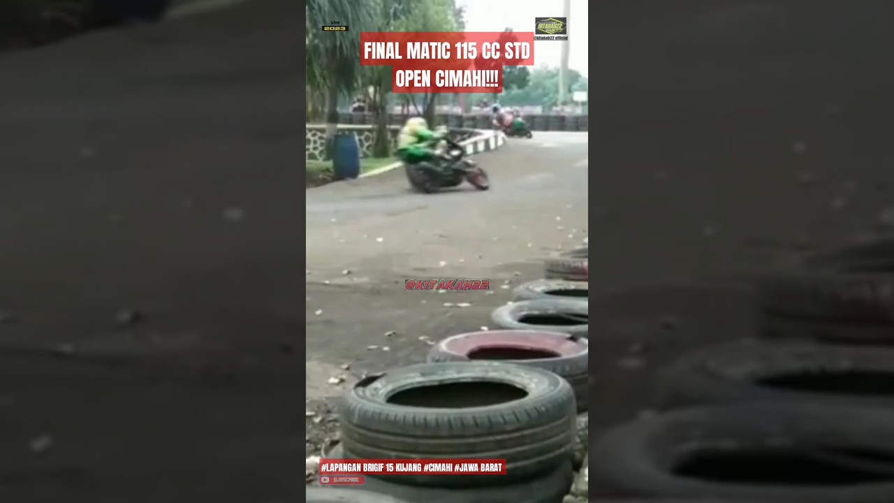 SERUNYA🧐 PUTARAN FINAL MATIC 115 CC STD OPEN, SIRKUIT NP BRIGIF 15 KUJANG CIMAHI! 