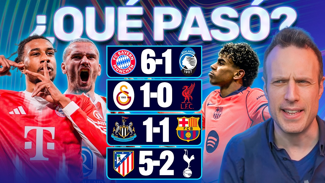 Bayern vuela, BARÇA FRENA… y Tottenham Estalla! 💥