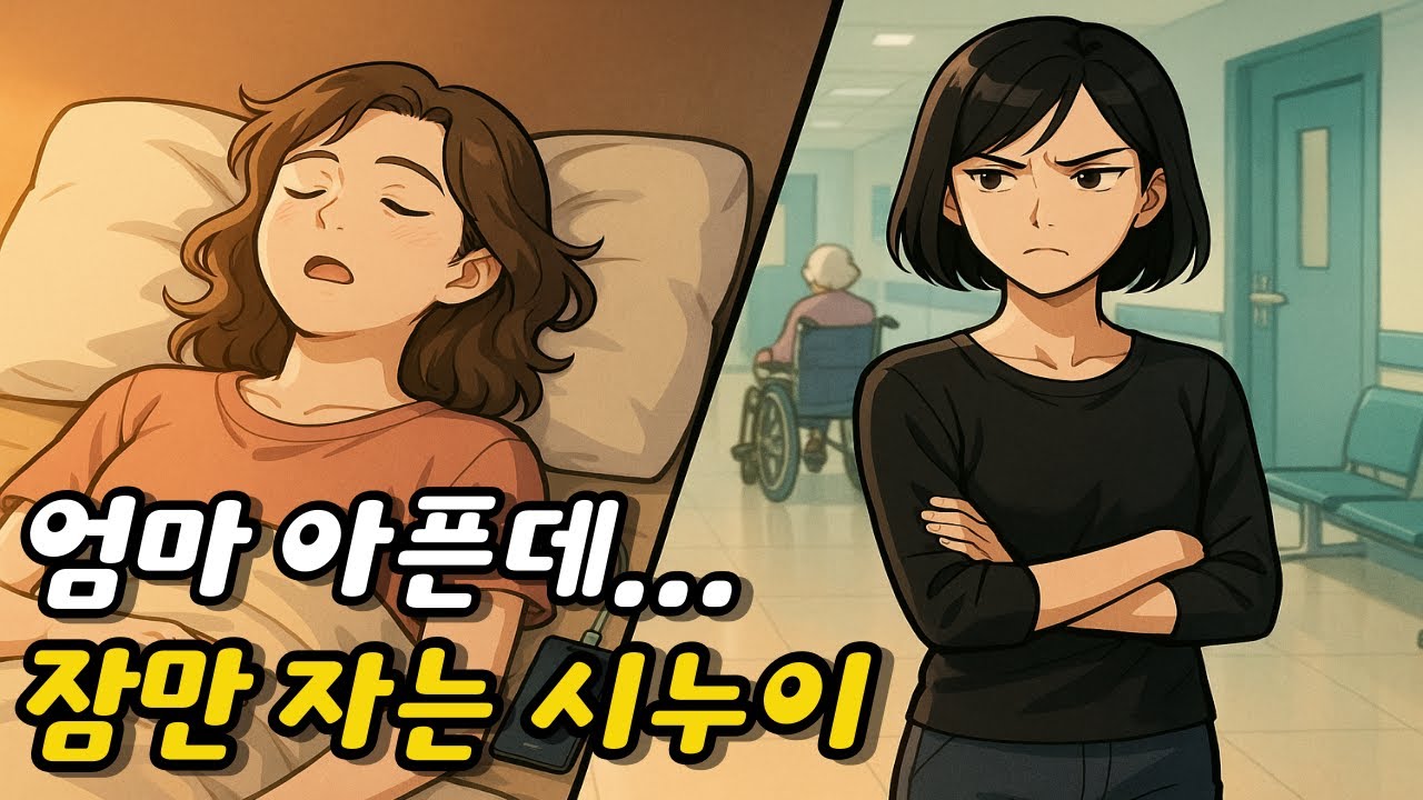 시어머니 병원인데… 시누이는 3년 동안 한 번도 안 왔습니다