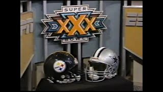 1996-01-28 Super Bowl XXX Pittsburgh Steelers vs Dallas Cowboys