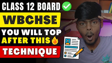 You Will Get 95% Marks in Class 12 after this Video 🤫🔥| HS 2024 Suggestion WB Board