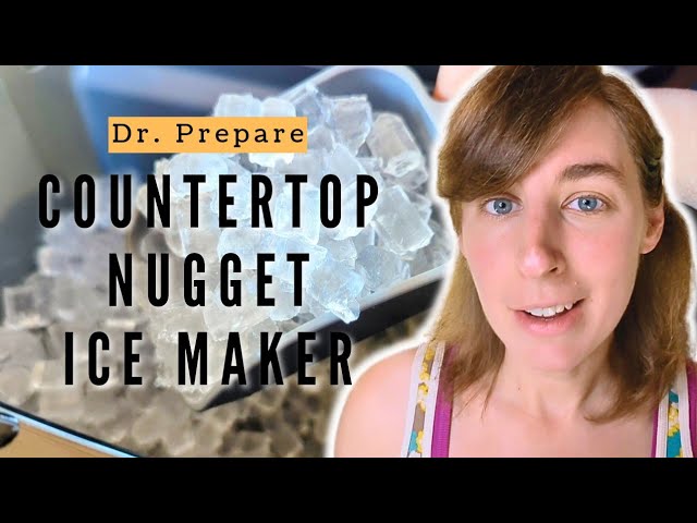 Nugget Countertop Ice Maker with Soft Chewable Ice, 34Lbs/24H, Ice