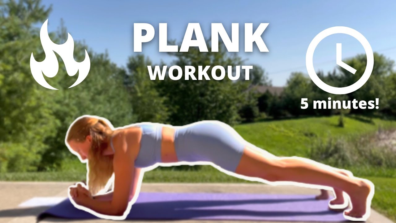 5 Minute INTENSE ABS | Plank Workout Challenge - YouTube