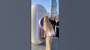 Dubai’s AI Salon Pod Will Blow You Mind 😲 Instant Haircut! Future is Here #shorts